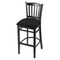 Holland Bar Stool Co 30" Bar Stool, Black Finish, Canter Espresso Seat 312030Blk003 - alternate 1
